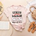 Senior Baseball Mom Class Of 2024 High School College Sports Women's Heather T-Shirt Heather Peach Senior Baseball Mom Class Of 2024 High School College Sports Women's Heather T-Shirt Heather Peach