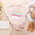 Somebody's Loudmouth Baseball Mama Baseball Mom Women's Heather T-Shirt Heather Peach Somebody's Loudmouth Baseball Mama Baseball Mom Women's Heather T-Shirt Heather Peach