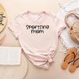 Sportsing Mom Sports Mom Baseball Mom Football Mom Women's Heather T-Shirt Heather Peach Sportsing Mom Sports Mom Baseball Mom Football Mom Women's Heather T-Shirt Heather Peach