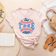 Spring 2024 Season Cute Baseball Mom It Is The Season Women's Heather T-Shirt Heather Peach