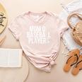 Stressed Baseball Mom Son Daughter Proud Mother's Day Women's Heather T-Shirt Heather Peach Stressed Baseball Mom Son Daughter Proud Mother's Day Women's Heather T-Shirt Heather Peach