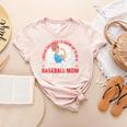 Super Cool Baseball Mom Here I'M Killing It Women's Heather T-Shirt Heather Peach