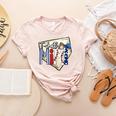 T-Ball Mimi Baseball Mom Game Day Women's Heather T-Shirt Heather Peach