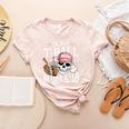 In My T-Ball Mom Era Baseball Mom Skull Coffee Vintage Women's Heather T-Shirt Heather Peach In My T-Ball Mom Era Baseball Mom Skull Coffee Vintage Women's Heather T-Shirt Heather Peach