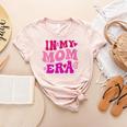 In My T-Ball Mom Era Leopard Baseball Mom Groovy Women's Heather T-Shirt Heather Peach In My T-Ball Mom Era Leopard Baseball Mom Groovy Women's Heather T-Shirt Heather Peach