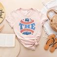 Tis The Season Baseball Mom Enthusiast Joy Women's Heather T-Shirt Heather Peach Tis The Season Baseball Mom Enthusiast Joy Women's Heather T-Shirt Heather Peach