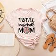 Travel Baseball Mom Travel Team Game Day Travel Sports Mom Women's Heather T-Shirt Heather Peach Travel Baseball Mom Travel Team Game Day Travel Sports Mom Women's Heather T-Shirt Heather Peach