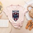 USA Mum Mother's Day Baseball Mom Women's Heather T-Shirt Heather Peach USA Mum Mother's Day Baseball Mom Women's Heather T-Shirt Heather Peach