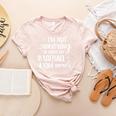 Using Baseball Mom Words Swearing Baseball Mom Sweary Women's Heather T-Shirt Heather Peach