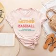 When A Mother Signs Child Up For Baseball Baseball Mom Premium Women's Heather T-Shirt Heather Peach When A Mother Signs Child Up For Baseball Baseball Mom Premium Women's Heather T-Shirt Heather Peach