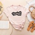 Women's Baseball Softball Baseball Mom Baseball Women's Heather T-Shirt Heather Peach Women's Baseball Softball Baseball Mom Baseball Women's Heather T-Shirt Heather Peach