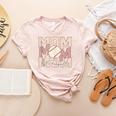 Women's Retro Baseball Mama Distressed Baseball Mom Life Women's Heather T-Shirt Heather Peach Women's Retro Baseball Mama Distressed Baseball Mom Life Women's Heather T-Shirt Heather Peach
