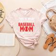 This Is What World's Greatest Baseball Mom Baseball Women's Heather T-Shirt Heather Peach