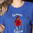 African American Baseball Mom Gemini Queen Zodiac Sign Women's Heather T-Shirt Heather True Royal African American Baseball Mom Gemini Queen Zodiac Sign Women's Heather T-Shirt Heather True Royal