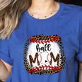 Ball Mom Leopard Ball Mom Baseball Mom Women's Heather T-Shirt Heather True Royal Ball Mom Leopard Ball Mom Baseball Mom Women's Heather T-Shirt Heather True Royal