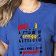 Ball Mom Proud Volleyball Baseball Mom Women's Heather T-Shirt Heather True Royal