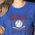 Baseball Athletic Social Club Baseball Mom Trendy Baseball Women's Heather T-Shirt Heather True Royal