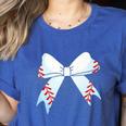 Baseball Bow Baseball Mom Women Baseball Mama Premium Women's Heather T-Shirt Heather True Royal Baseball Bow Baseball Mom Women Baseball Mama Premium Women's Heather T-Shirt Heather True Royal