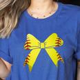 Baseball Bow Baseball Mom Women Baseball Mama Women's Heather T-Shirt Heather True Royal Baseball Bow Baseball Mom Women Baseball Mama Women's Heather T-Shirt Heather True Royal