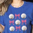 Baseball Boys Girls Baseball Mom Tee Pink Bow Baseball Women's Heather T-Shirt Heather True Royal Baseball Boys Girls Baseball Mom Tee Pink Bow Baseball Women's Heather T-Shirt Heather True Royal