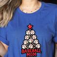 Baseball Christmas Tree Proud Baseball Mom Tee Women's Heather T-Shirt Heather True Royal Baseball Christmas Tree Proud Baseball Mom Tee Women's Heather T-Shirt Heather True Royal