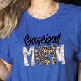 Baseball Mama Coquette Mother's Day Baseball Mom Vintage Women's Heather T-Shirt Heather True Royal