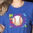 Baseball Mama Sport Women Proud Baseball Mom Premium Women's Heather T-Shirt Heather True Royal
