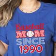 Baseball Mom Since 1990 Women's Heather T-Shirt Heather True Royal Baseball Mom Since 1990 Women's Heather T-Shirt Heather True Royal