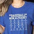 Baseball Mom Alphabet Mommy Mother's Day Motivational Saying Women's Heather T-Shirt Heather True Royal Baseball Mom Alphabet Mommy Mother's Day Motivational Saying Women's Heather T-Shirt Heather True Royal
