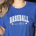 Baseball Mom Attitude Cute Baseball Mom's Sport And Athletic Women's Heather T-Shirt Heather True Royal