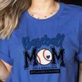 Baseball Mom Blue Varsity Baseball Mama Cute Mother's Day Women's Heather T-Shirt Heather True Royal