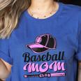 Baseball Mom Club Cool Women's Heather T-Shirt Heather True Royal Baseball Mom Club Cool Women's Heather T-Shirt Heather True Royal