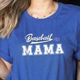 Baseball Mom Design Women's Heather T-Shirt Heather True Royal