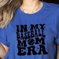 In My Baseball Mom Era Mom Life Game Day Vibes Mama Women's Heather T-Shirt Heather True Royal In My Baseball Mom Era Mom Life Game Day Vibes Mama Women's Heather T-Shirt Heather True Royal