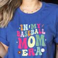 In My Baseball Mom Era Baseball Mama Women's Heather T-Shirt Heather True Royal In My Baseball Mom Era Baseball Mama Women's Heather T-Shirt Heather True Royal