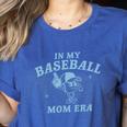 In My Baseball Mom Era Retro Game Day Mama Groovy Season Women's Heather T-Shirt Heather True Royal