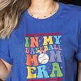 In My Baseball Mom Era Tee Bunny Ears Rabbit Baseball Women's Heather T-Shirt Heather True Royal