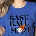 Baseball Mom Game Day Game Day Women's Heather T-Shirt Heather True Royal