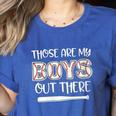 Baseball Mom And Grandma Those Are My Boys Baseball Game Women's Heather T-Shirt Heather True Royal Baseball Mom And Grandma Those Are My Boys Baseball Game Women's Heather T-Shirt Heather True Royal