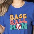 Baseball Mom Groovy Baseball Mom Women's Heather T-Shirt Heather True Royal Baseball Mom Groovy Baseball Mom Women's Heather T-Shirt Heather True Royal