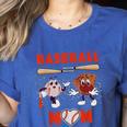 Baseball Mom Heart Baseball Mama Mother's Day Women's Heather T-Shirt Heather True Royal Baseball Mom Heart Baseball Mama Mother's Day Women's Heather T-Shirt Heather True Royal