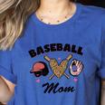 Baseball Mom Leopard Heart Game Day Love Mommy Women's Heather T-Shirt Heather True Royal Baseball Mom Leopard Heart Game Day Love Mommy Women's Heather T-Shirt Heather True Royal