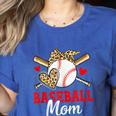 Baseball Mom Leopard Heart Mother's Day Girls Women's Heather T-Shirt Heather True Royal Baseball Mom Leopard Heart Mother's Day Girls Women's Heather T-Shirt Heather True Royal