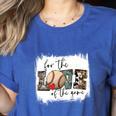 Baseball Mom Leopard For The Love Of The Game Bleached Women Women's Heather T-Shirt Heather True Royal Baseball Mom Leopard For The Love Of The Game Bleached Women Women's Heather T-Shirt Heather True Royal