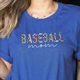 Baseball Mom Leopard Print Baseball Mama Mother's Day Women's Heather T-Shirt Heather True Royal Baseball Mom Leopard Print Baseball Mama Mother's Day Women's Heather T-Shirt Heather True Royal