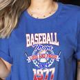 Baseball Mom Loud & Proud Since 1977 Premium Women's Heather T-Shirt Heather True Royal