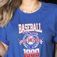 Baseball Mom Loud & Proud Since 1980 Women's Heather T-Shirt Heather True Royal Baseball Mom Loud & Proud Since 1980 Women's Heather T-Shirt Heather True Royal
