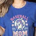Baseball Mom Mama Mother's Dog In My Baseball Mom Era Women's Heather T-Shirt Heather True Royal Baseball Mom Mama Mother's Dog In My Baseball Mom Era Women's Heather T-Shirt Heather True Royal