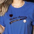 Baseball Mom Mothers Against Baseball Pants Women's Heather T-Shirt Heather True Royal
