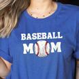 Baseball MOM Mother's Day Baseball Game Cheer Mom Women's Heather T-Shirt Heather True Royal Baseball MOM Mother's Day Baseball Game Cheer Mom Women's Heather T-Shirt Heather True Royal
